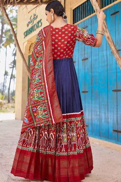 WOMEN FLAIRED GOWN WITH DUPATTA Ethnic Dresses