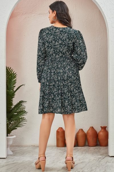 Women Floral Print Dress DRESSES