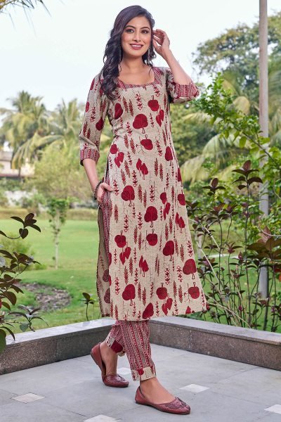 Women Regular Kurta with Trousers KURTA SET