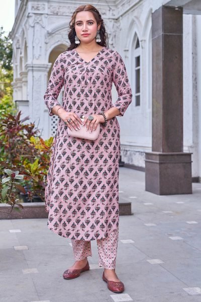 Women Regular Kurta with Trousers KURTA SET