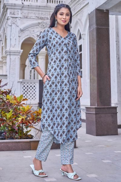 Women Regular Kurta with Trousers KURTA SET