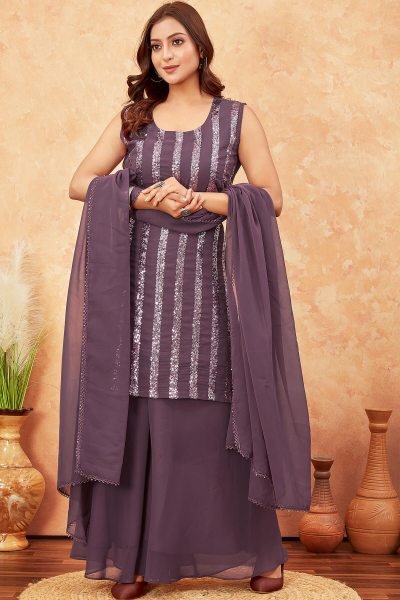 WOMEN SEQUINSED KURTA SET KURTA AND SUIT SET