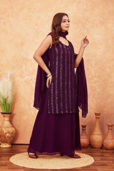 WOMEN SEQUINSED KURTA SET KURTA SET