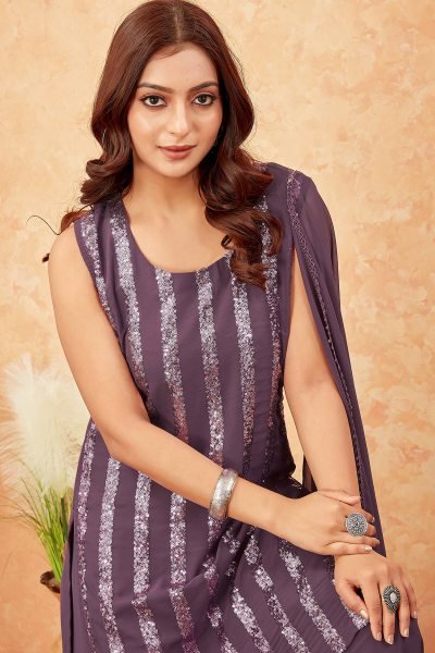 WOMEN SEQUINSED KURTA SET KURTA SET